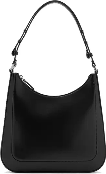 Square Faux Leather Shoulder Bag