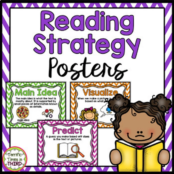 Reading Comprehension Strategies and Skills Posters