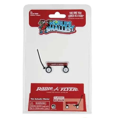 World's Smallest Radio Flyer Classic Red Wagon
