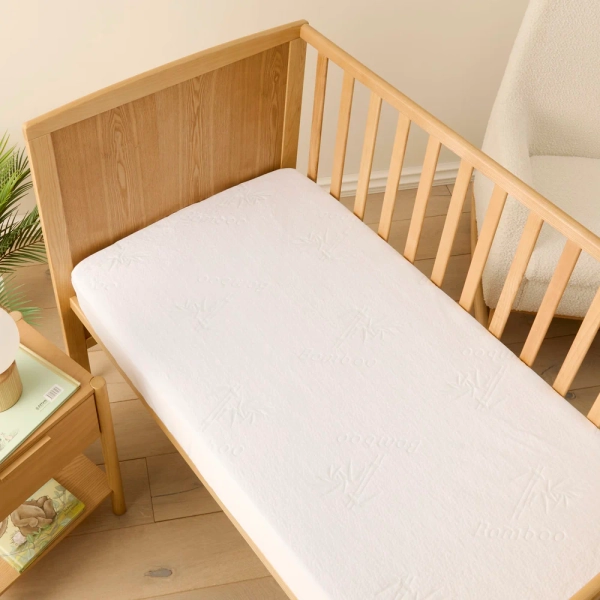 Nursery Basinet Bamboo Waterproof Protector Pack of 2