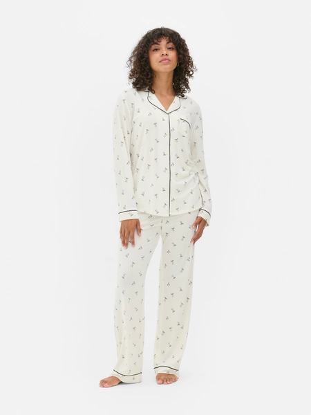 Printed Boyfriend Pyjama Set