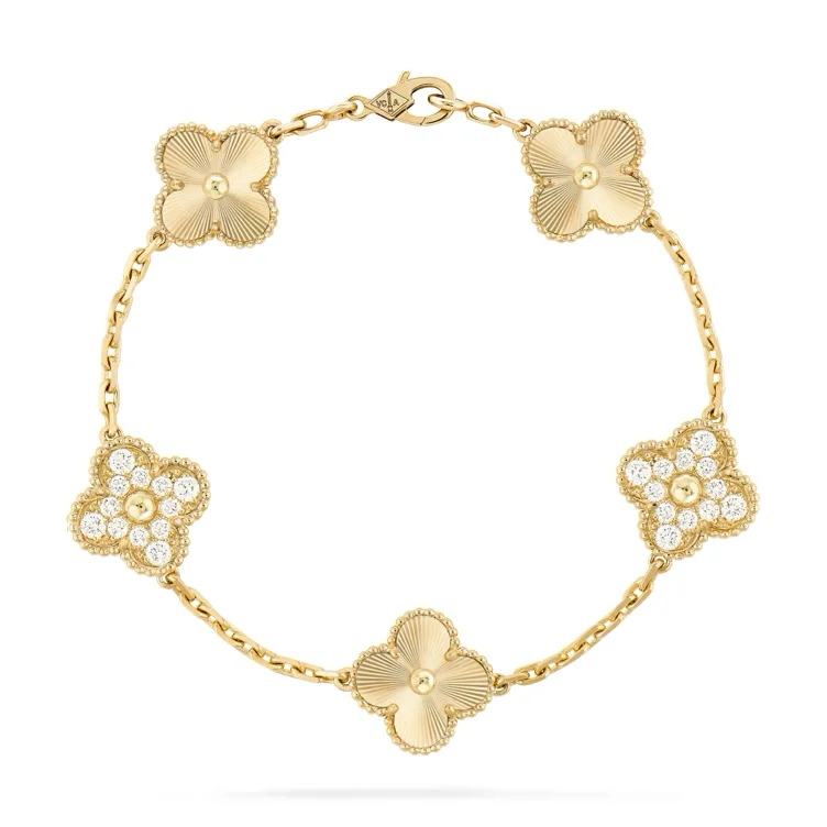 Vintage Alhambra bracelet, 5 motifs