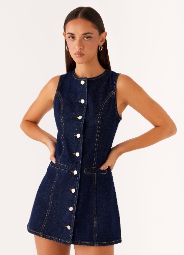 Dolton Mini Dress - Indigo | Indigo / US 4