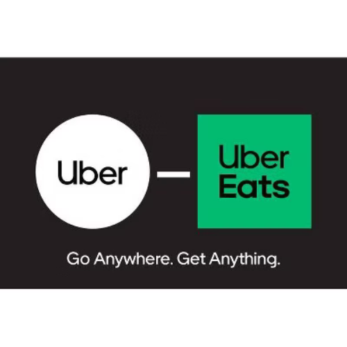 Uber and Uber Eats Gift Card (Email Delivery)