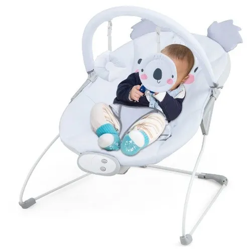 Costway Portable Baby Bouncer Rocker Seat Soothing Chair w/Music & Vibration Machine Washable