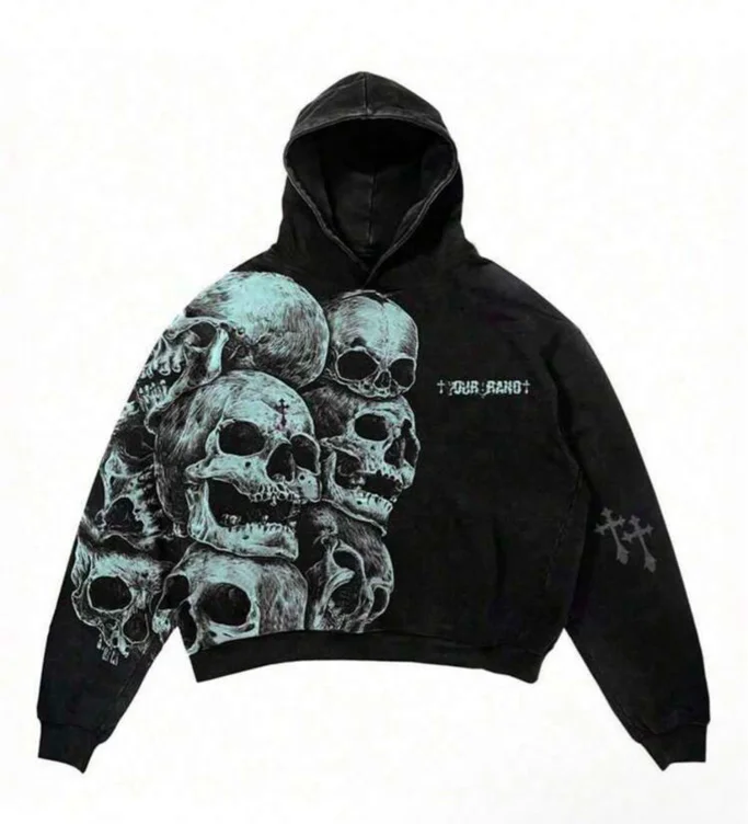 skull hoodie