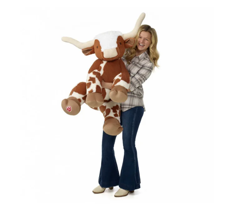 Giant Longhorn Cow Stuffed Animal