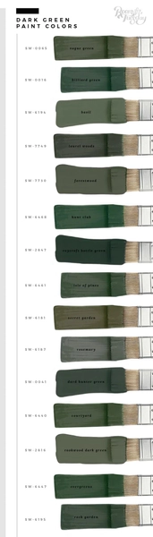 My Favorite Green Paint Colors - Room for Tuesday | Paint colors for home, Green paint colors, Paint colors
