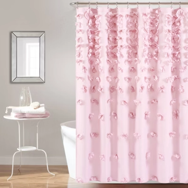 Pink Shower Curtain