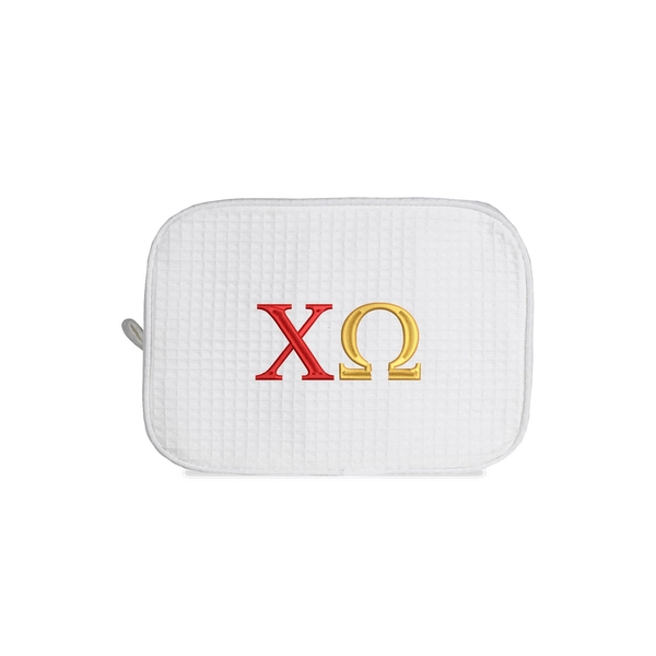 Waffle Weave Cosmetic Bag