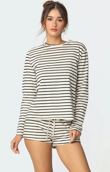 Jordyn Striped Long Sleeve T-Shirt