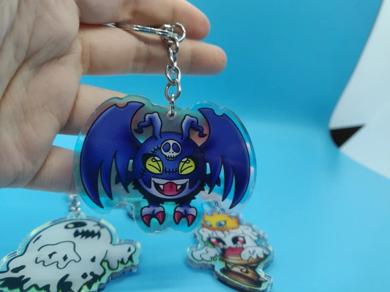 Digimon Halloween Charms - Demidevimon, Candlemon, Bakemon, and Pumpkinmon