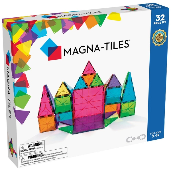 Magna-Tiles Magnetic Tiles Classic 32 Piece Set