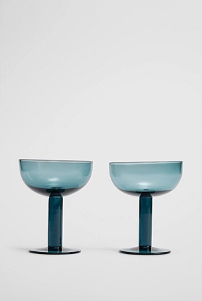 Lowe Coupe Set Of 2 - Cobalt