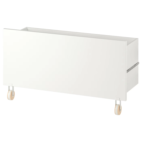 BILLY Drawer - white/with castors 31 1/2x11x16 7/8 "