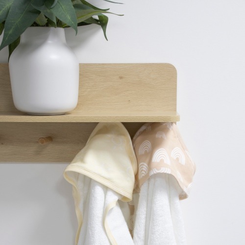 Bubba Blue 2 Pack Hooded Towel Nordic Vanilla/Latte | Hooded Towels | Baby Bunting AU