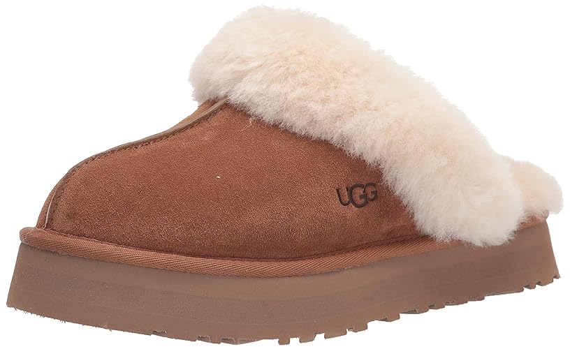 UGG Women's Disquette Slipper - 7.5 - Chestnut