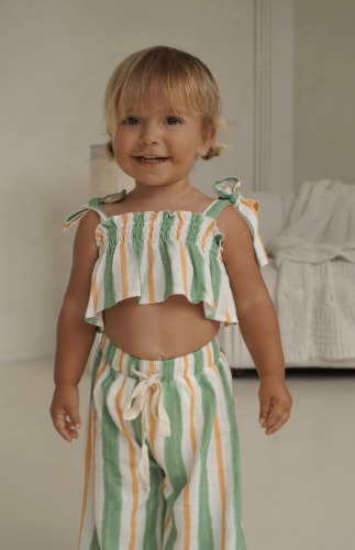 SORRENTO TIE CROP & PANT SET | 2YR