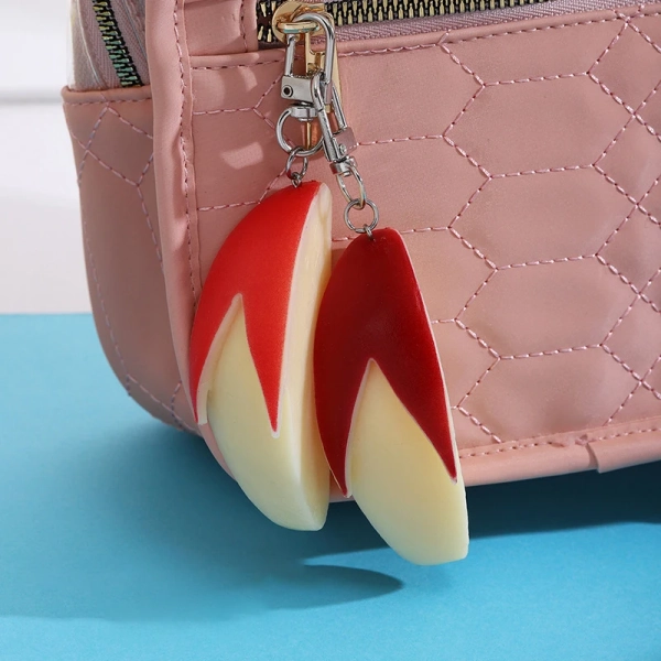 Artistic Rabbit Apple Segment Keychain; Interesting Bag Pendant Gift Item - AliExpress 36