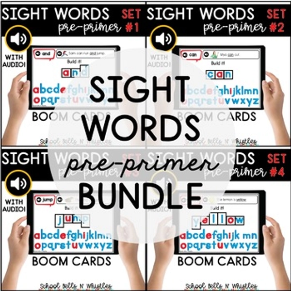 BUNDLE OF BOOM SIGHT WORD BUILDERS