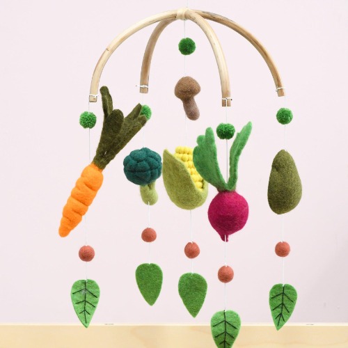 Baby Cot Mobile - Colourful Vegetables | Default Title