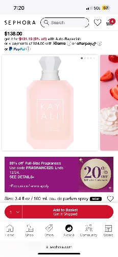 KAYALI Perfume & Fragrances | Sephora