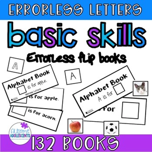 Errorless Alphabet interactive book BIG bundle