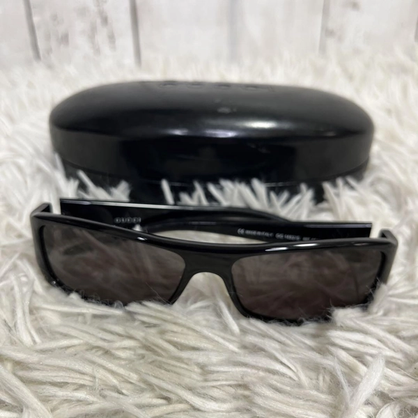 GUCCI Sunglasses GG1482/S 807 55□14 125 Interlocking G Black With Case