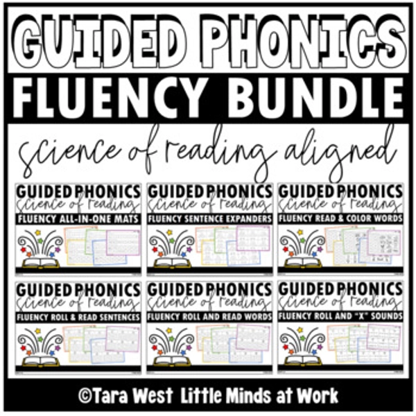 Guided Phonics + Beyond Science of Reading SOR Decodable Based Fluency Bundle