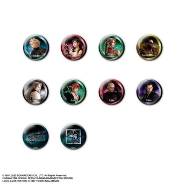 FINAL FANTASY VII REMAKE PIN BADGE COLLECTION (BLIND BOX DISPLAY)