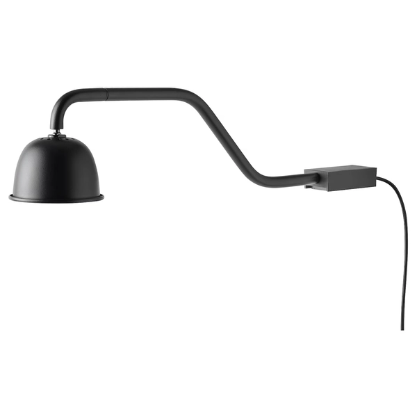 TVÄRDRAG Cabinet lighting - black/dimmable