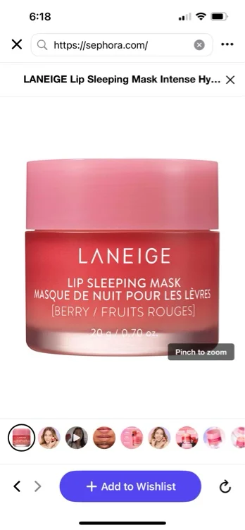 Lip Sleeping Mask - LANEIGE | Sephora