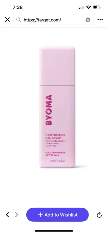 BYOMA Gel Cream Moisturizer - 1.69 fl oz
