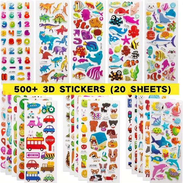 furry stickers including   designs 3d options letters - Temu