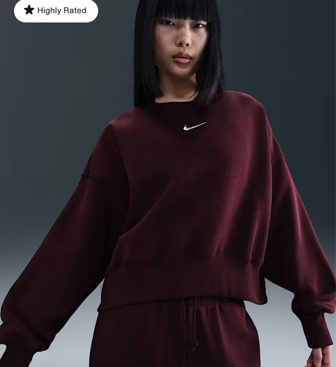 Nike Sportswear Phoenix Fleece Women's Over-Oversized Crew-Neck Sweatshirt