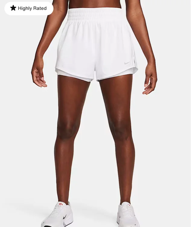 Nike One Women's Dri-FIT High-Waisted 3" 2-in-1 Shorts