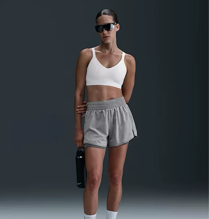 Nike One Women's Dri-FIT High-Waisted 3" 2-in-1 Shorts