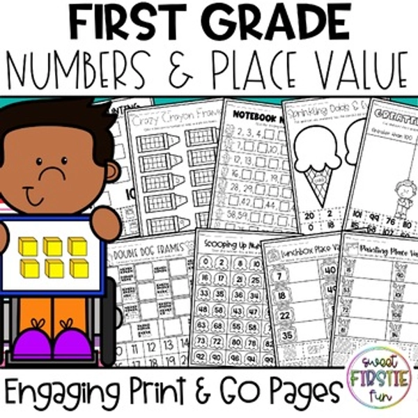 First Grade Number Sense and Place Value | First Grade Math