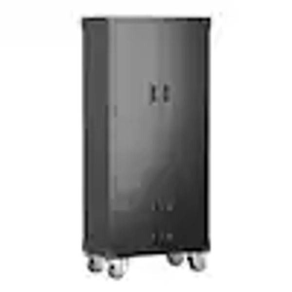 Hephastu 31.5 in. W x 72 in. H x 16.5 in. D Metal Garage Storage Cabinet with Shelves and Drawers, Freestanding Cabinet in Black HD-KS-XWJG-B