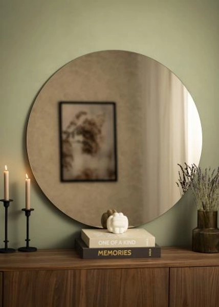 KAILA Round Mirror Dark Bronze 90 cm