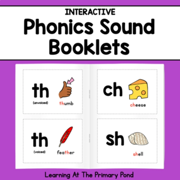 Phonics Booklets | Interactive Reference Books for K-3 Phonics Skills | SOR