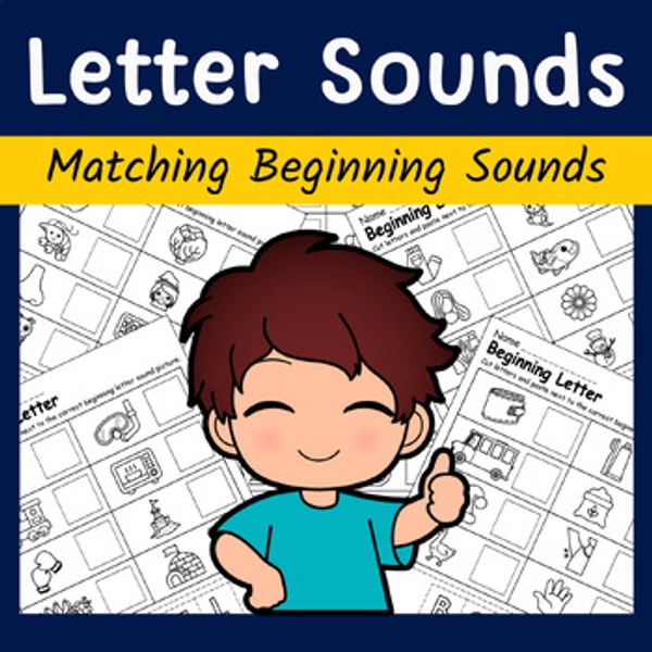 Beginning Sounds Worksheets For Kindergarten Pdf, Phonics For Beginners, A-Z