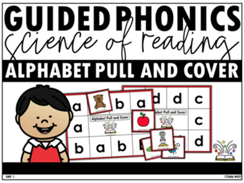 Guided Phonics + Beyond Science of Reading Based Alphabet Pull and Cover