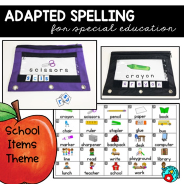 Spelling - Adapted for special education