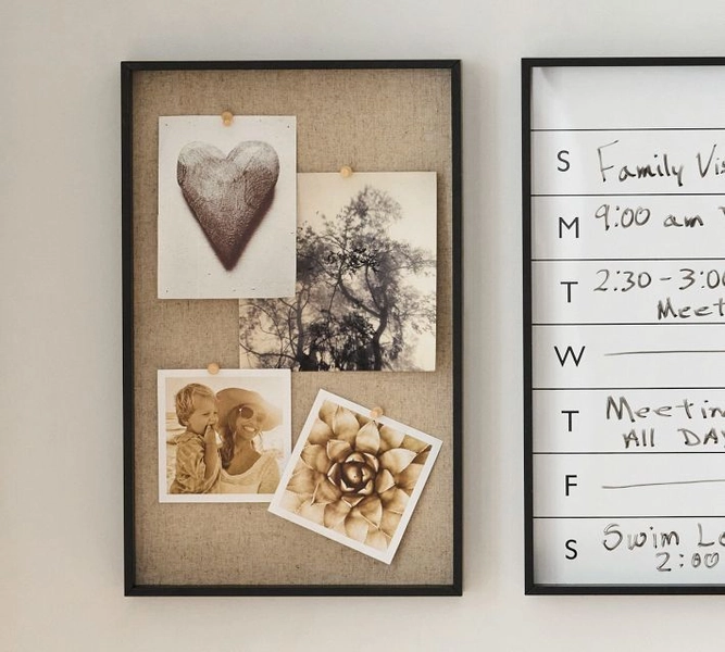 Gold Foley Linen Pinboard