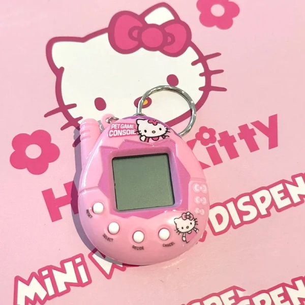 Harajuku Girl Pink Angel Hello Kitty Keychain Pendant Kawaii Charm Vintage Hello Kitty Pack Pendant Accessories Gift - AliExpress 15