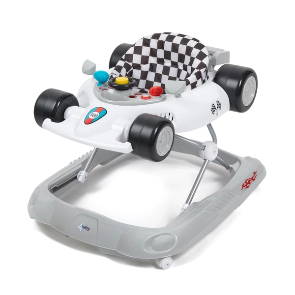 4Baby Racer Walker White