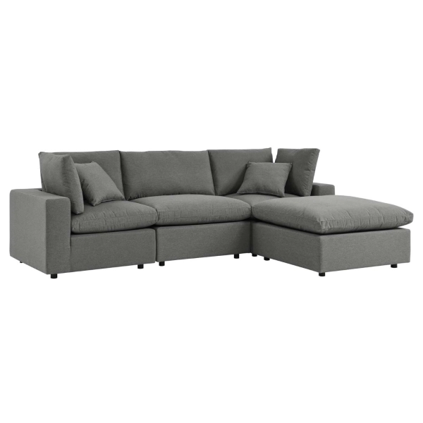 Modway Commix 4-Piece Outdoor Patio Sectional Sofa | Wayfair
