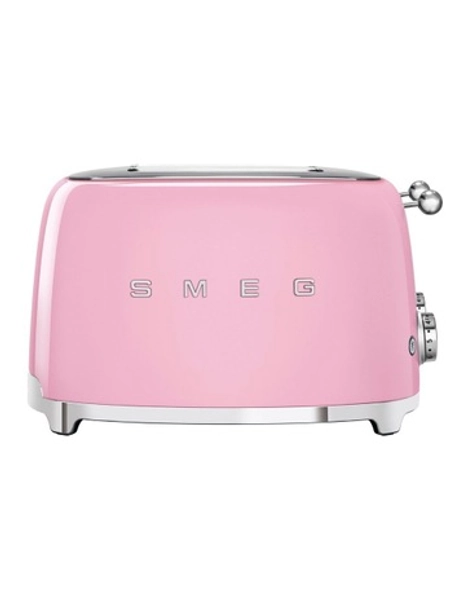 Smeg 50's Style 4 Slice Toaster in Pink TSF03PKAU | MYER