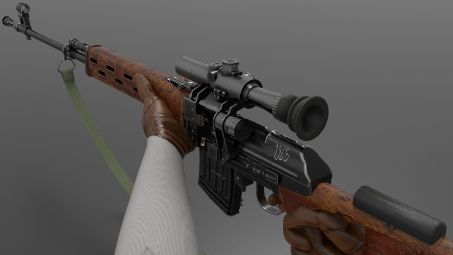 SVD Sniper Rifle (FPS-TPS)